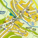 Ortsplan von Schönau